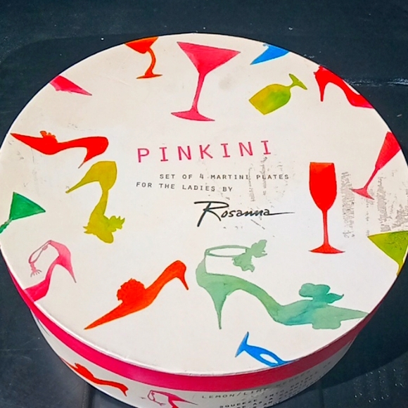 Rosanna Other - Rosanna Salad Plates NEVER TOO MANY SHOES Set of 4 In Original Box 8 Inch